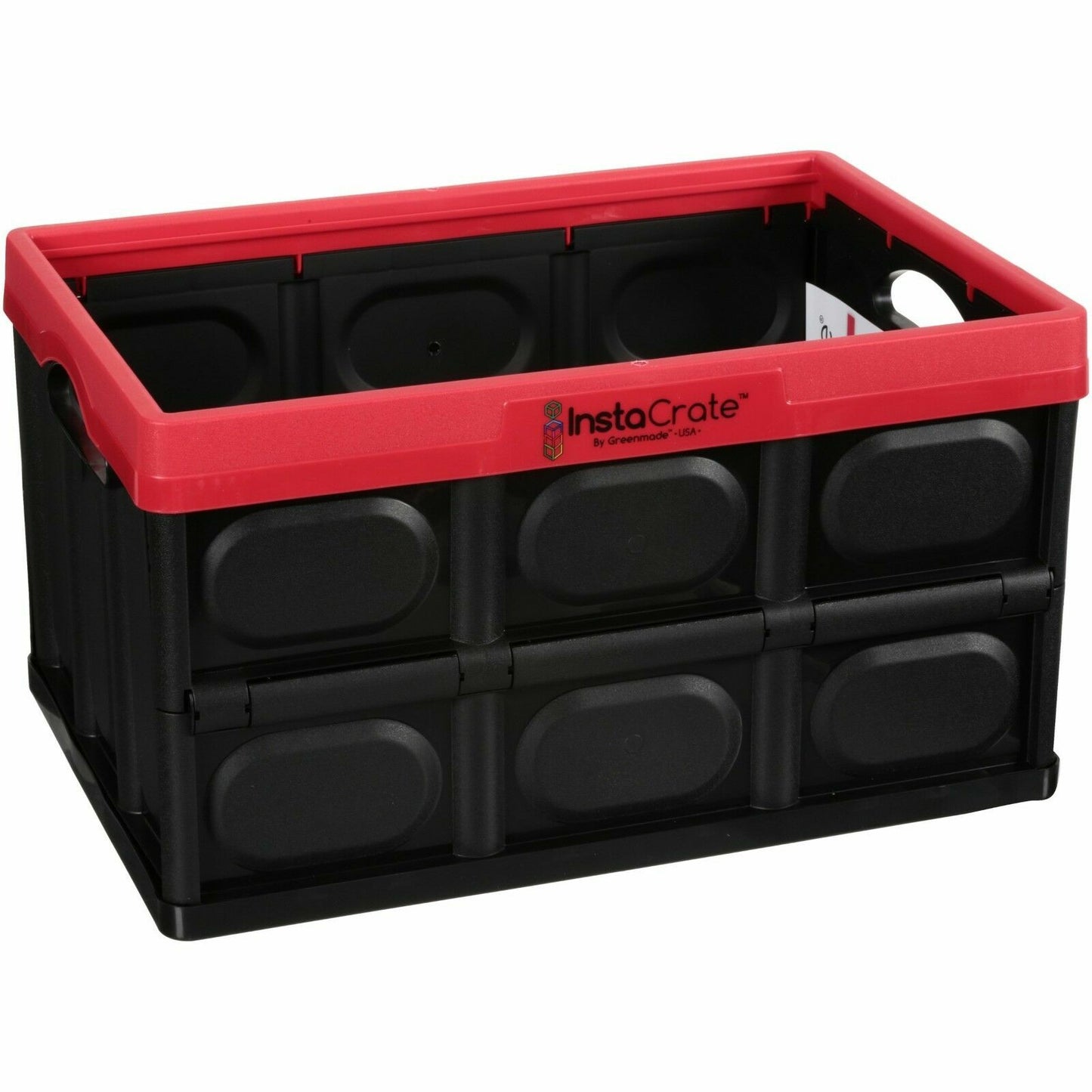 Instacrate Folding Collapsible Crate Box 46L 27KG Car Boot Storage Container USA