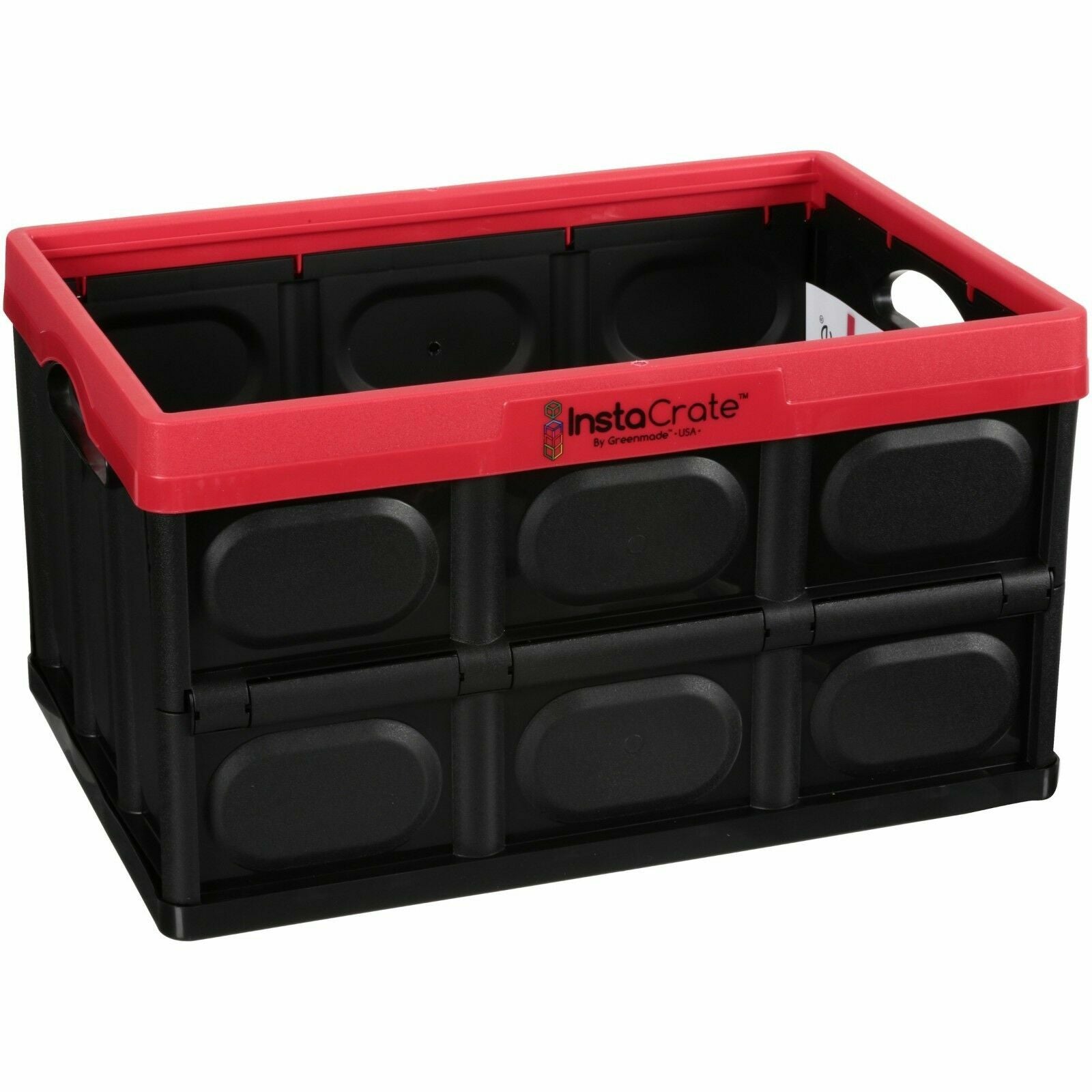 Instacrate Folding Collapsible Crate Box 46L 27KG Car Boot Storage Container USA