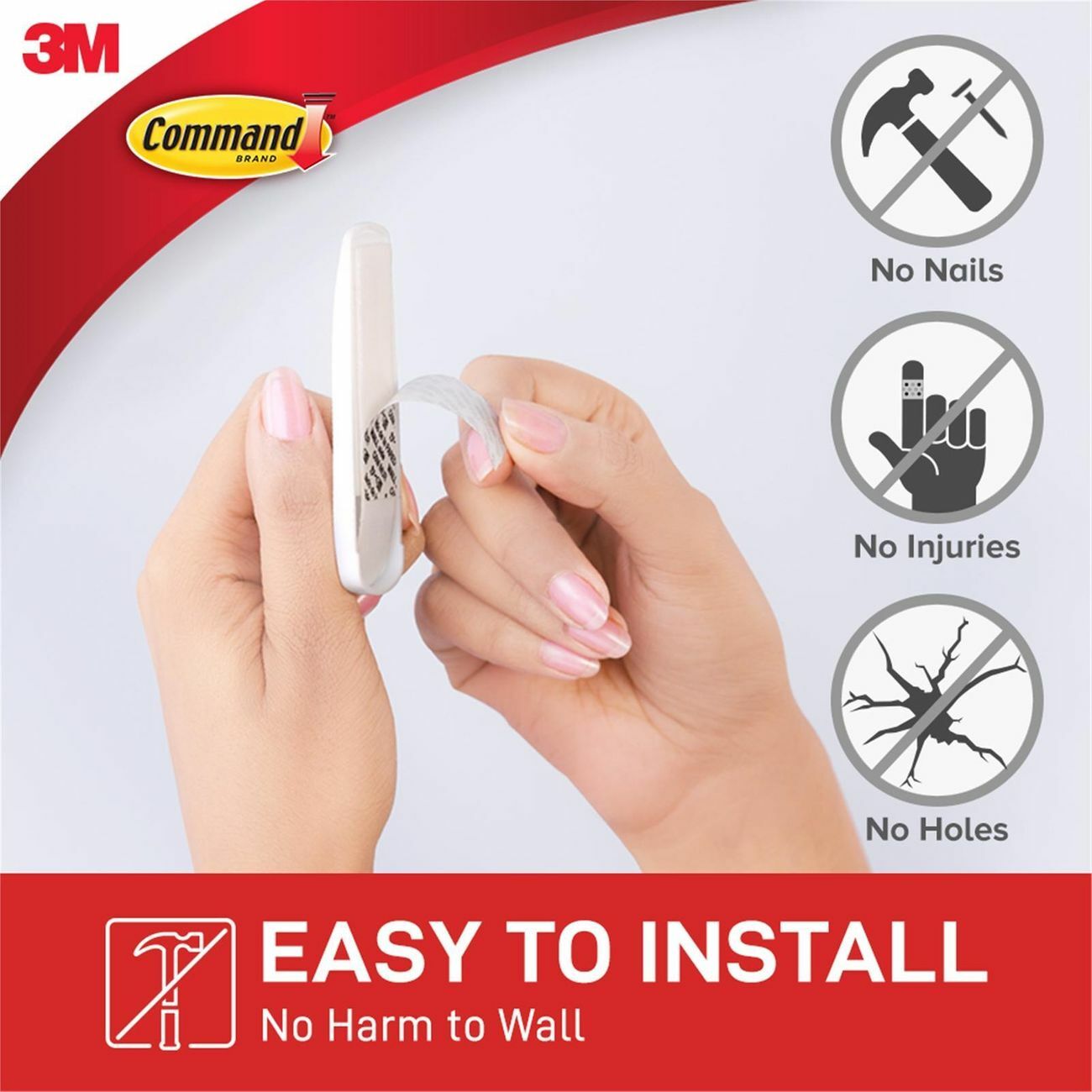 22x 3M Command Hook Value Pack Multi Use Adhesive Strips Various Removable Hooks
