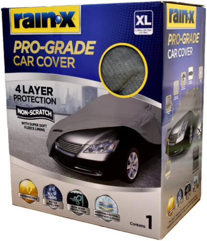 Rain-X Pro Grade Super Soft Non-Scratch Car Cover Water UV Protection Breathable