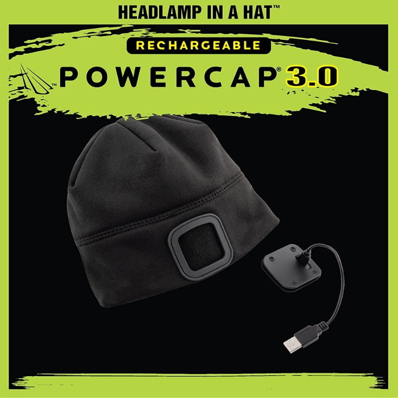 Panther Vision POWERCAP 3.0 USB Rechargeable Headlamp LED Beanie One-Size