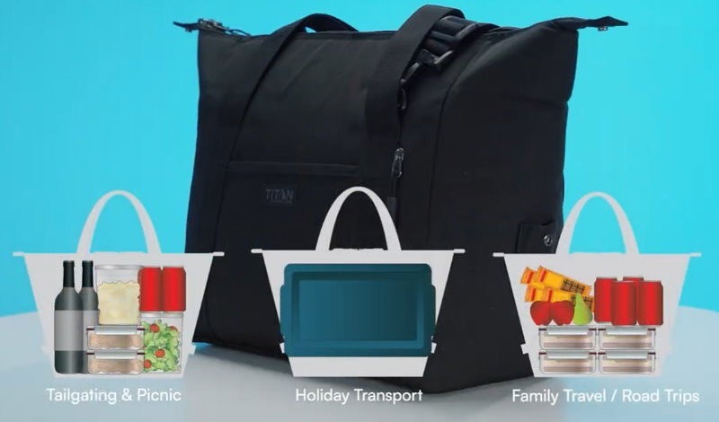 Arctic Zone Titan Convertible 25 Cans Insulated Carry-All Tote Cooler Bag