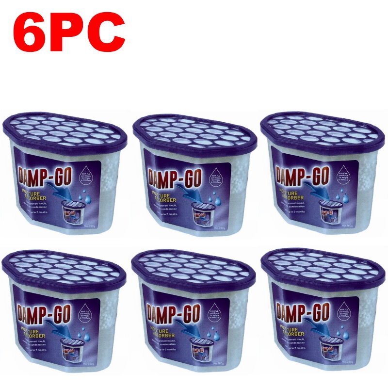 DAMP-GO Moisture Absorber Tubs Portable Dehumidifier Fragrance Free 280g