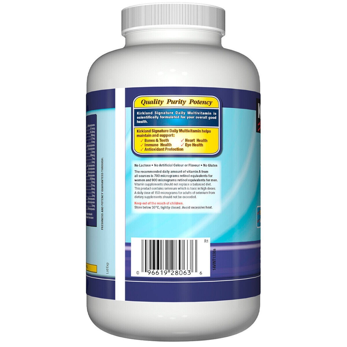 Specially Formulated Daily Multi Vitamin With Calcium for Strong Bones Teeth 250