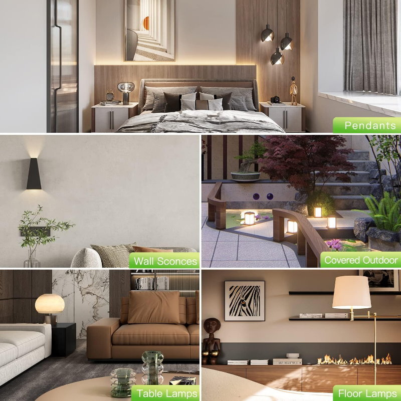 RITEK 5 PCs B22 LED Light Bulb 12W or 10W - No Flash, Non-Toxic, Save 80% Energy