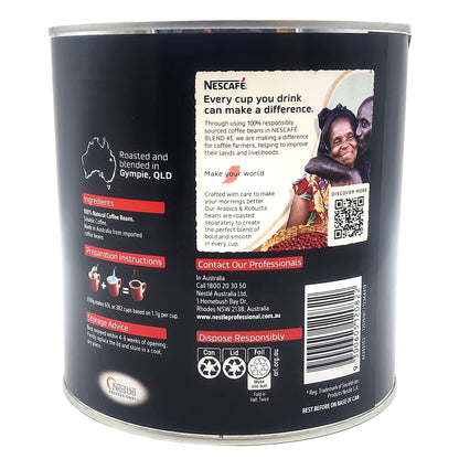 650g Nescafe Blend 43 Medium Roast Office Instant Coffee Made In Australia Tin