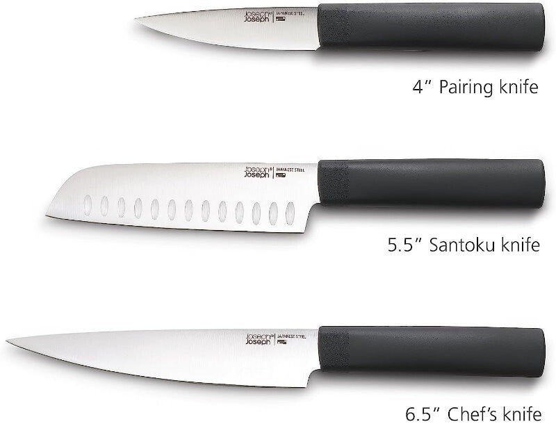 Joseph Joseph Nest Boards Plus 6pc Knife and Chopping Board Set - Grey