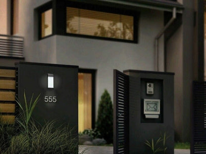 Naturally Solar 4-Pack GTX Solar LED Wall Fence Lights Post Accent Lights