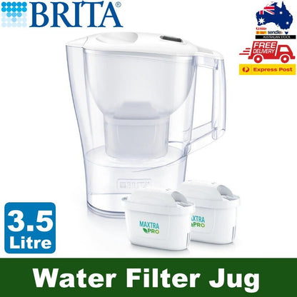 BRITA Aluna XL Water Filter Jug 3.5L With 2 Maxtra Pro Filters - Express Post
