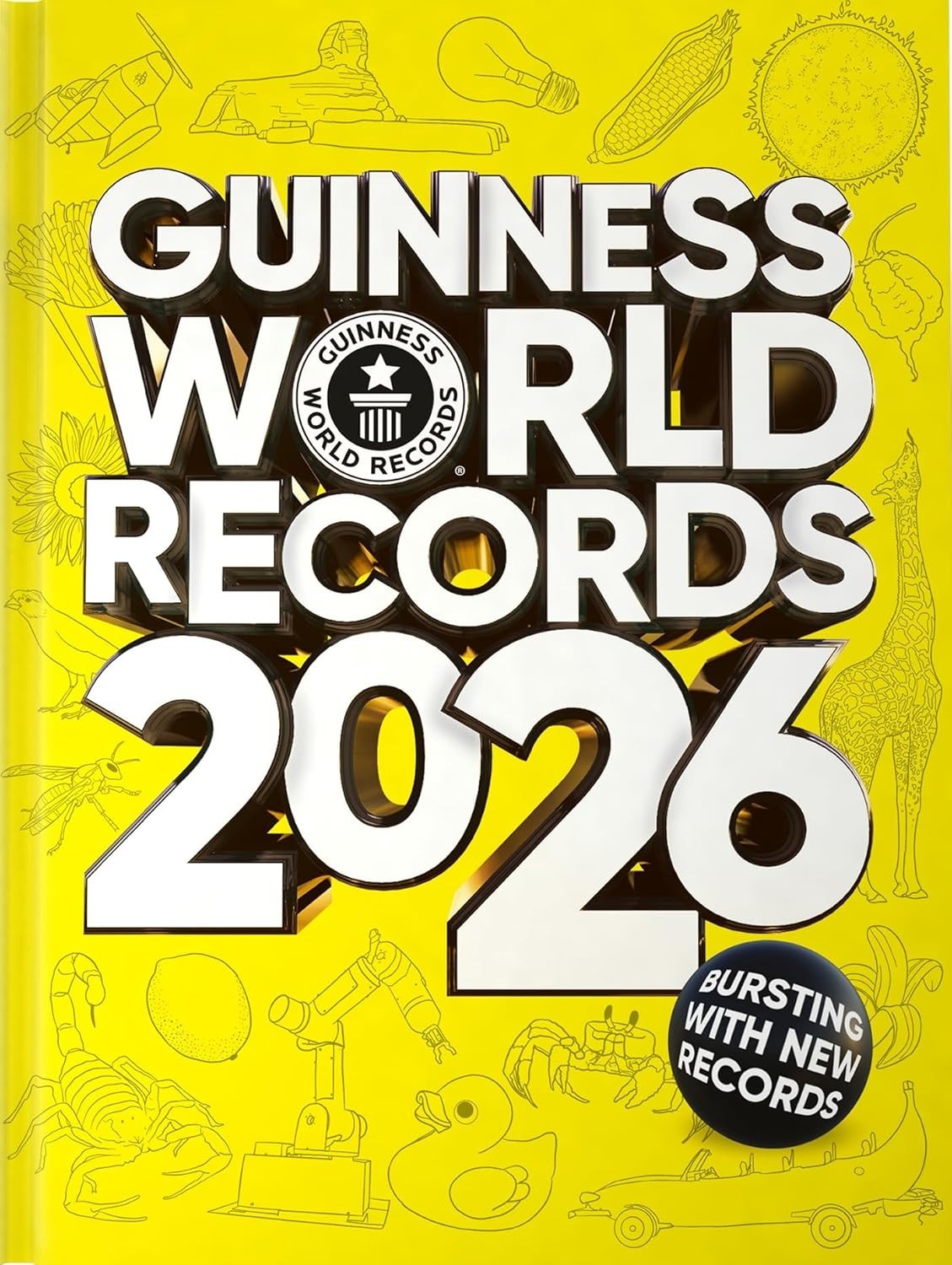 Guinness World Records 2026 Hardcover Kids Education Book Gift Idea Present