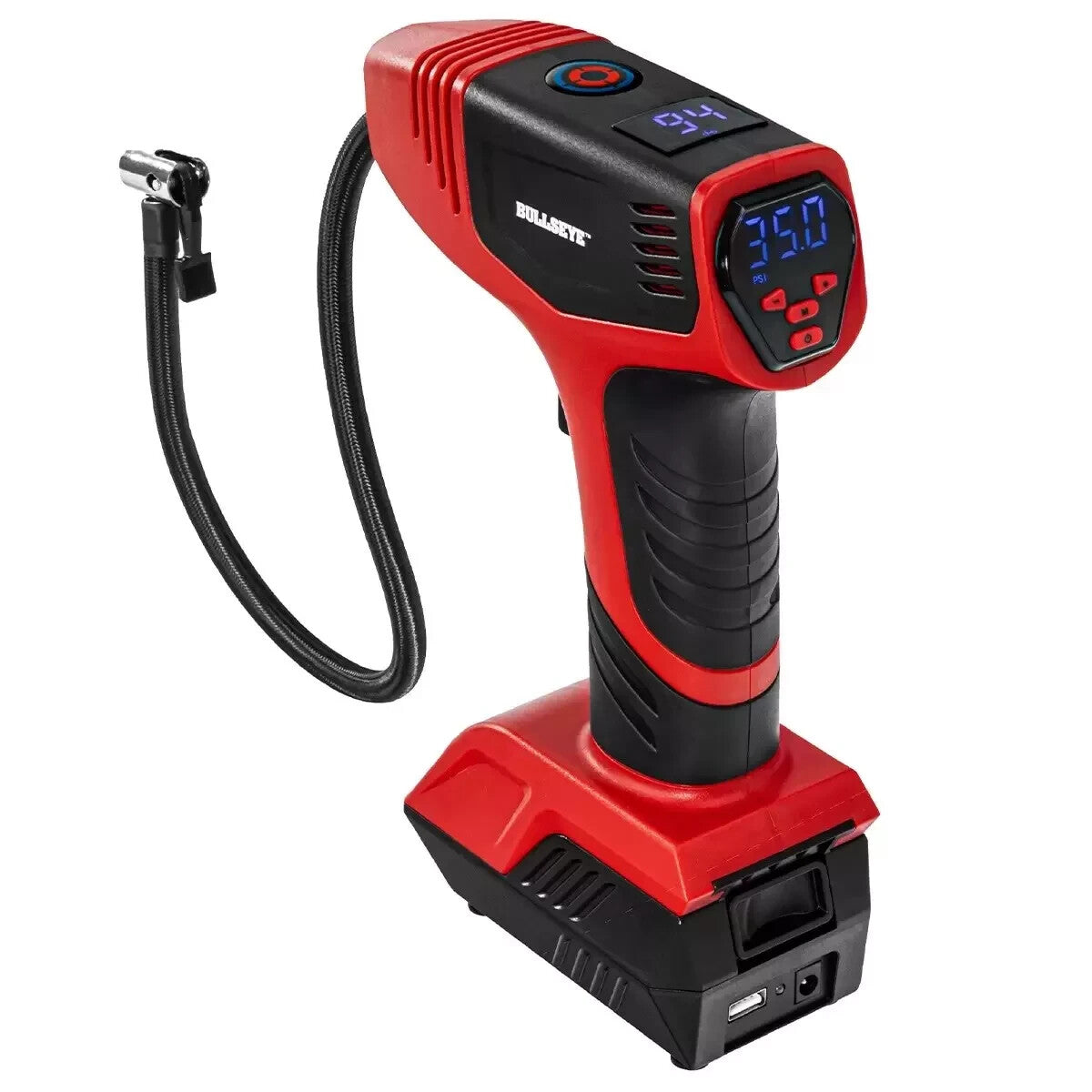Automatic Cordless Portable Rechargeable Tyre Inflator Air Compressor Gauge 12v