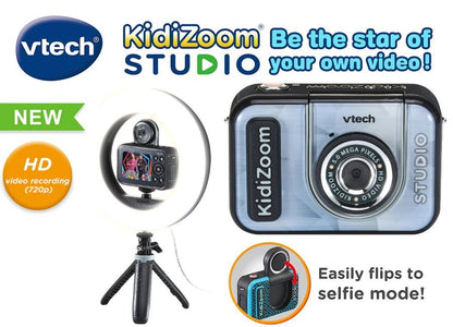Vtech Kidizoom Video Studio PRO Kids HD Camera Deluxe Bundle with Green Screen