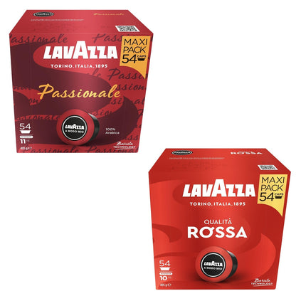 Lavazza A Modo Mio Espresso Coffee Machine Capsule Pod Rossa Passionale Intenso