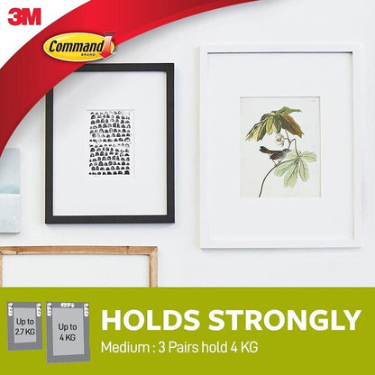 3M Command 36 x Picture & Frame Damage Free Hanging Strips Small M L Value Pack