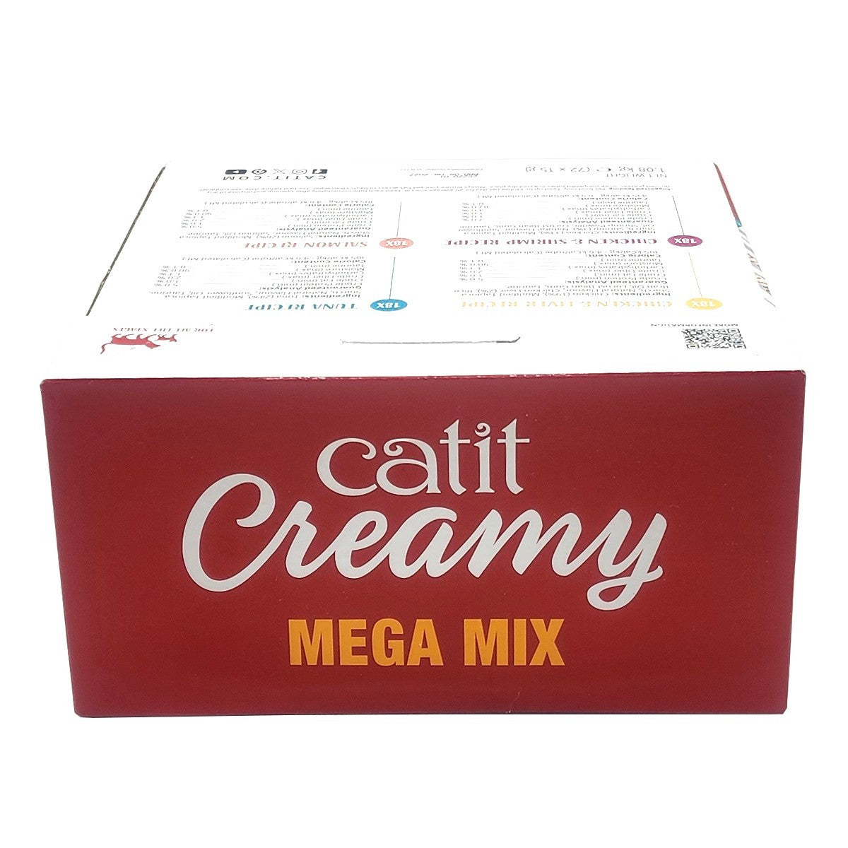72 x 15g Catit Creamy Pet Lickable Cat Treat Snacks Tuna Chicken Shrimp & Salmon