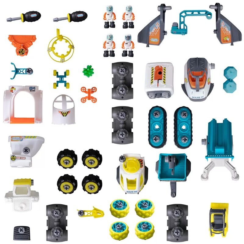 Nikko Machine Maker 42 Pieces Mega Mars Play Set Kids STEM Toy
