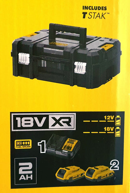 Dewalt Drill Driver Impact Driver DCD777 DCF787 2x 2AH 18V Battery Brushless Kit