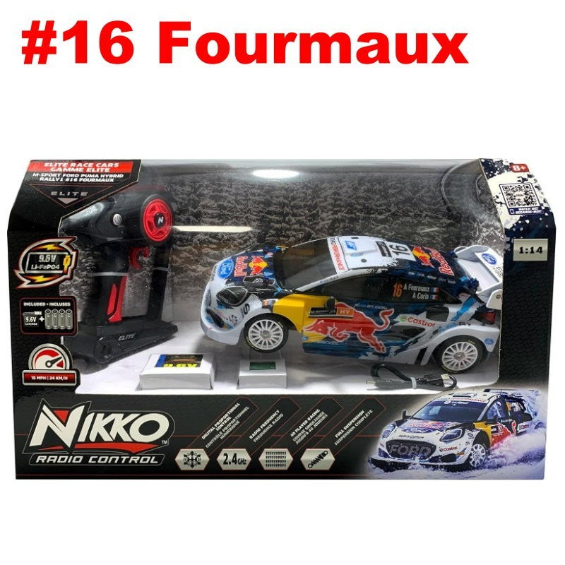 Nikko RC Elite Race Cars 1:14 (34cm) M-Sports Ford Puma Hybrid Rally 1 WRC 2024