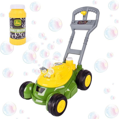 John Deere Bubble Lawn Mower for Toddlers Automatic Bubble Blowing Machine