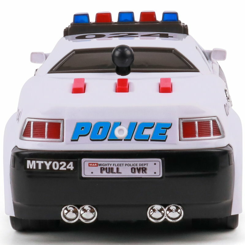 Mighty Fleet Motorised Vehicle Garbage Truck Police Car Fire Engine Helicopter