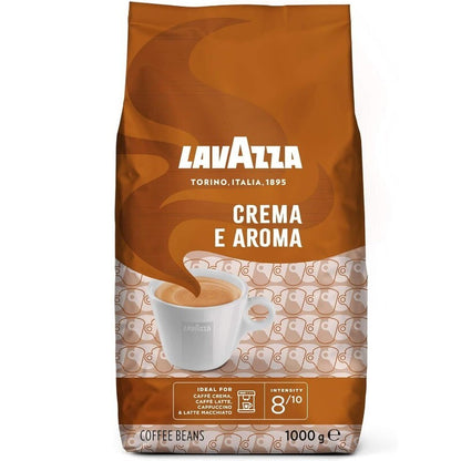 Lavazza Crema e Aroma, Arabica and Robusta Medium Roast Coffee Beans 1kg