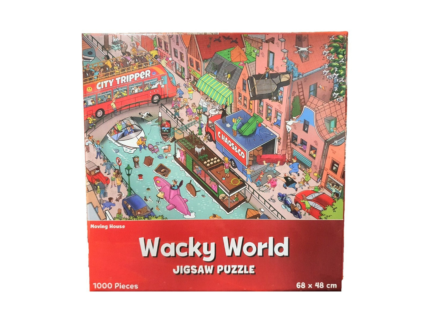 1000 Piece Jigsaw Puzzle 68cm x 48cm Wacky World Different Design Village Farm