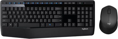 Logitech Comfort MK345 Wireless Keyboard and Mouse Plus H340 USB Headset Bundle