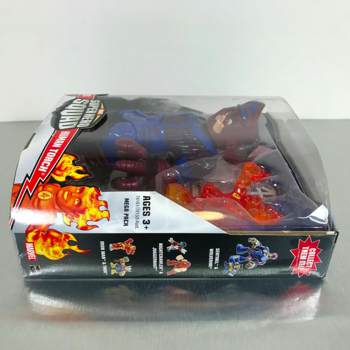 NEW Marvel Super Hero Squad GALACTUS & HUMAN TORCH Mega-Pack Fantastic Four
