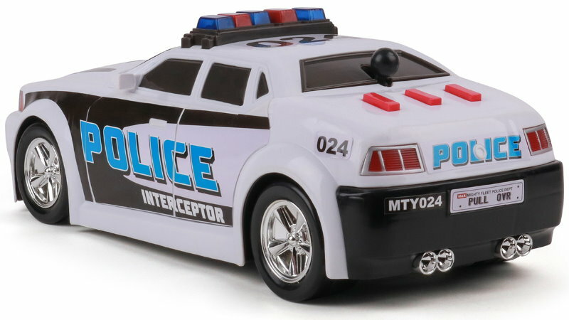 Mighty Fleet Motorised Vehicle Garbage Truck Police Car Fire Engine Helicopter