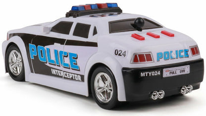 Mighty Fleet Motorised Vehicle Garbage Truck Police Car Fire Engine Helicopter