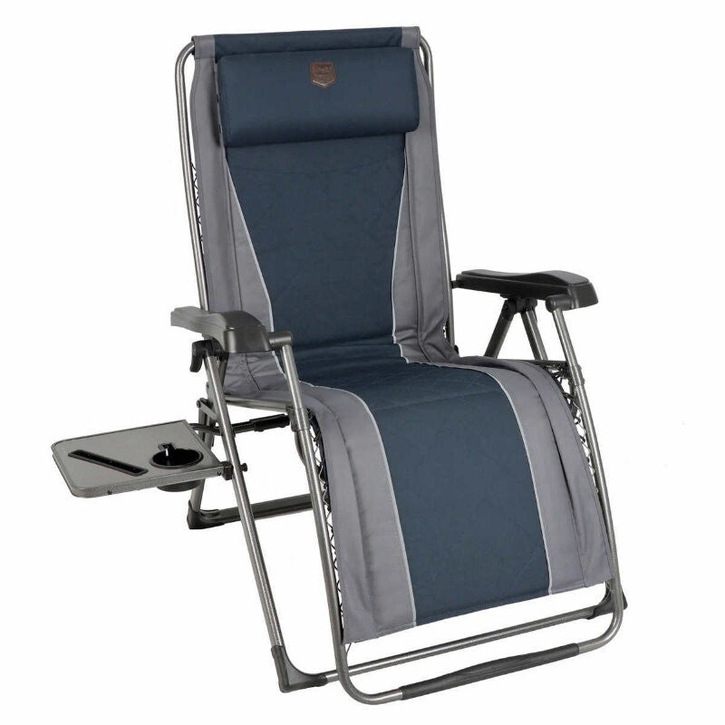 Timber Ridge Reclining Chair Zero Gravity Lounger 159 kg Weight Capacity