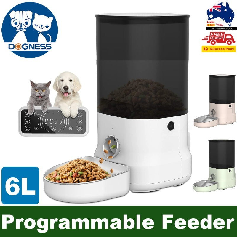 Dogness F14 Cube App Pet Dog/Cat Automatic Programmable Feeder Large 6L -Express