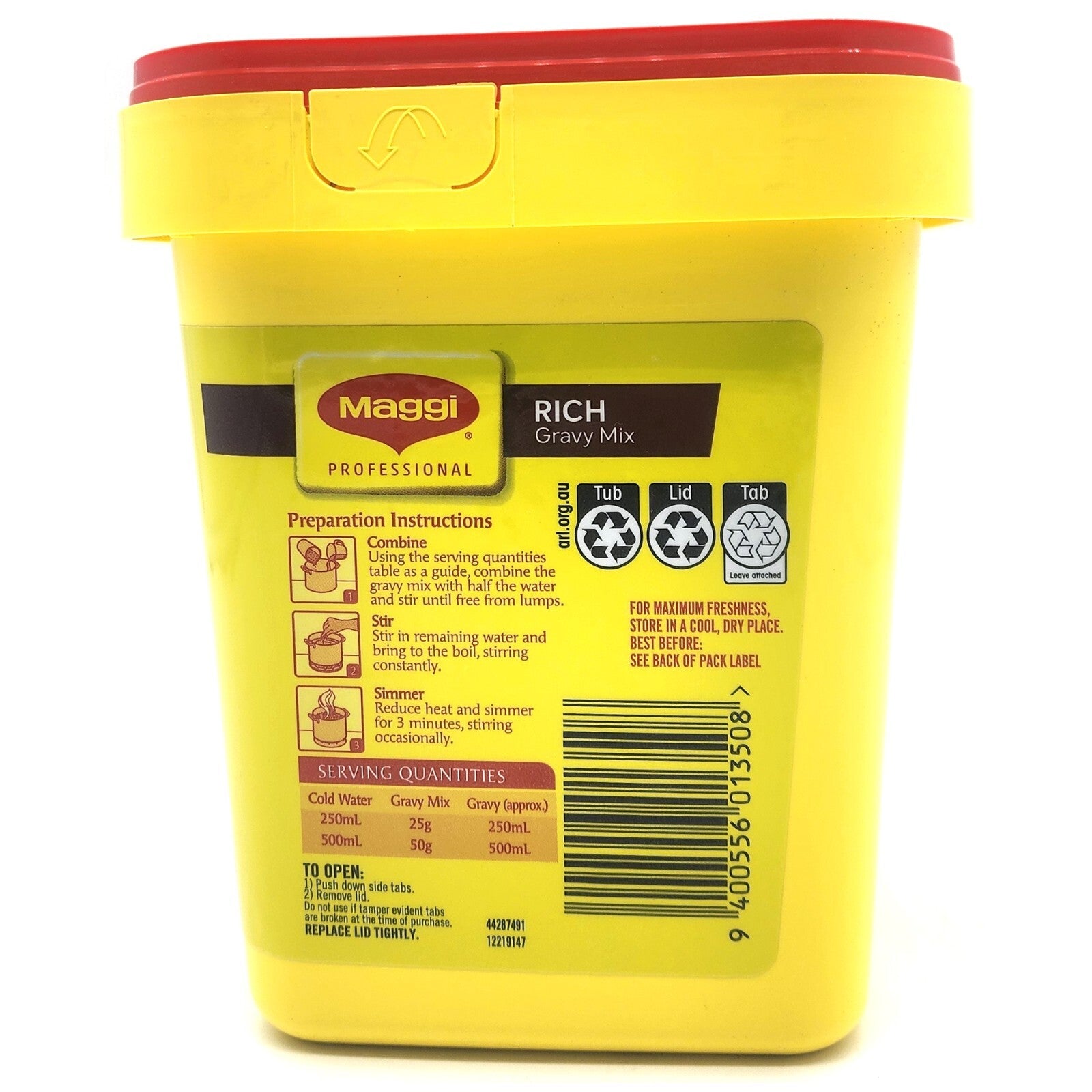Maggi Rich Gravy Mix Classic Traditional Beef Style 1kg 200 serves Easy To Prep