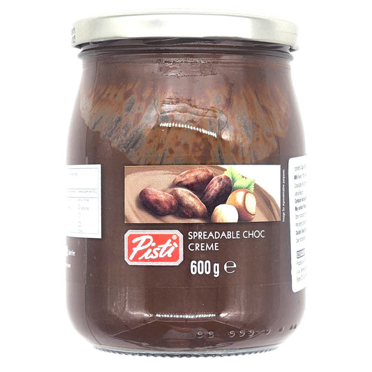 Pisti Premium Italian Chocolate Creme Bread Spreadable Gourmet Cream Paste 600g