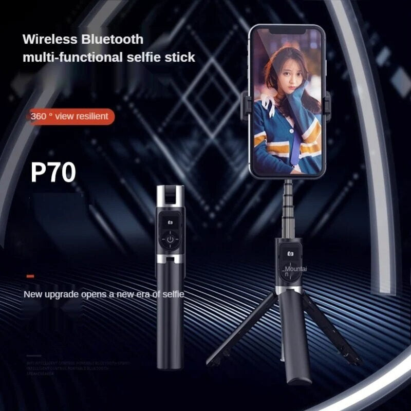 TEQ P70 Bluetooth Selfie Stick Tripod Portable Extendable Selfie Stick w/ Remote