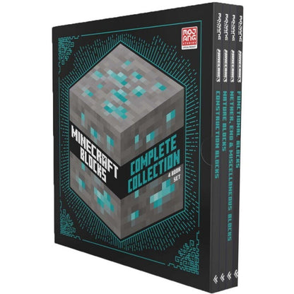 Minecraft 'Blocks' 4-Copy Slipcase by Mojang AB (2023) Guide To Over 600 Blocks