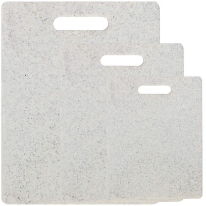 Dexas 3-Pack PolyCoconut EVOLV Poly Cutting Board with Natural Coconut Shells