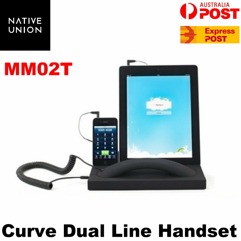 NEW Native Union MM02T Curve Twin Two Line Handset System