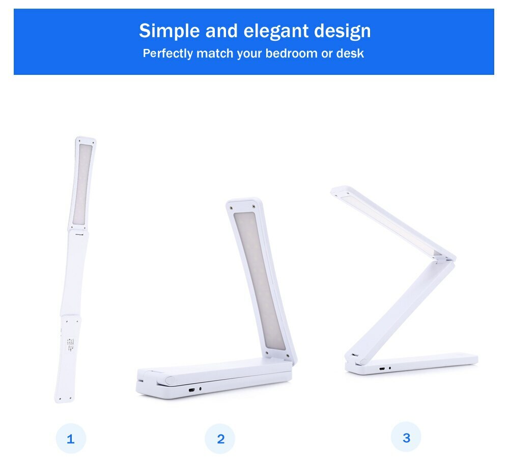 NEW Otek Portable Foldable Mini LED Light Lamp - Study Desk, Camping