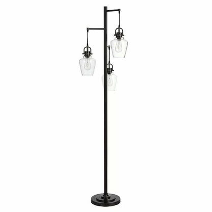 Artworks in the Garden Basia Steel 3-Light Tree Floor Lamp - 183cm Height