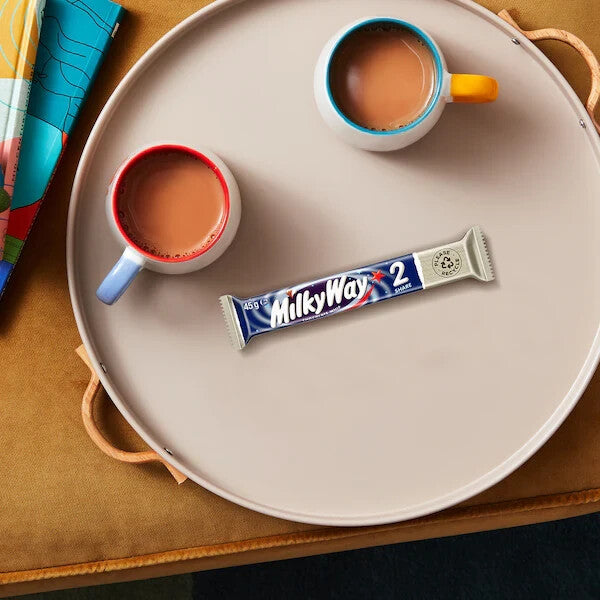 Mars Milky Way Milk 24 x 45g Chocolate Bar Nougat Kids Break Office Snack Treats