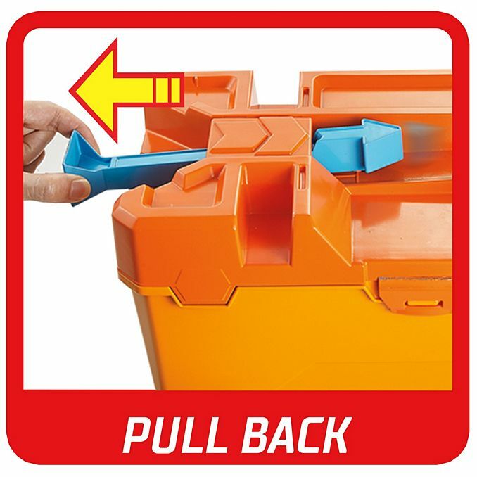 Hot Wheels Track Builder Barrel Box 1 Extra Cars Perfect Car Collection GCF91
