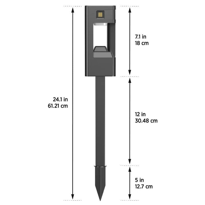Infinity X1 2-Pack CREE SMD Pathway Motion Activated 500 Lumen Solar Path Light