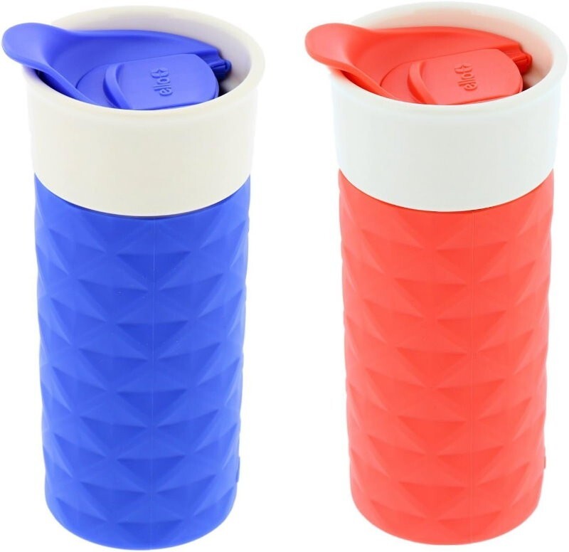 Ello Ogden On-The-Go Ceramic Travel Mug with Friction-Fit Lid & Silicone Boot