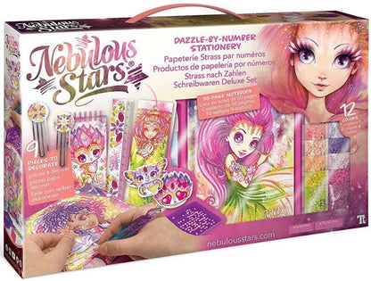 Nebulous Stars Dazzle by Number Rhinestone Creative Stationery Deluxe Set