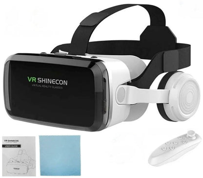 VR SHINCON 8.0 Bluetooth 3D VR Glasses Headsets w/ Controller - iOS & Android