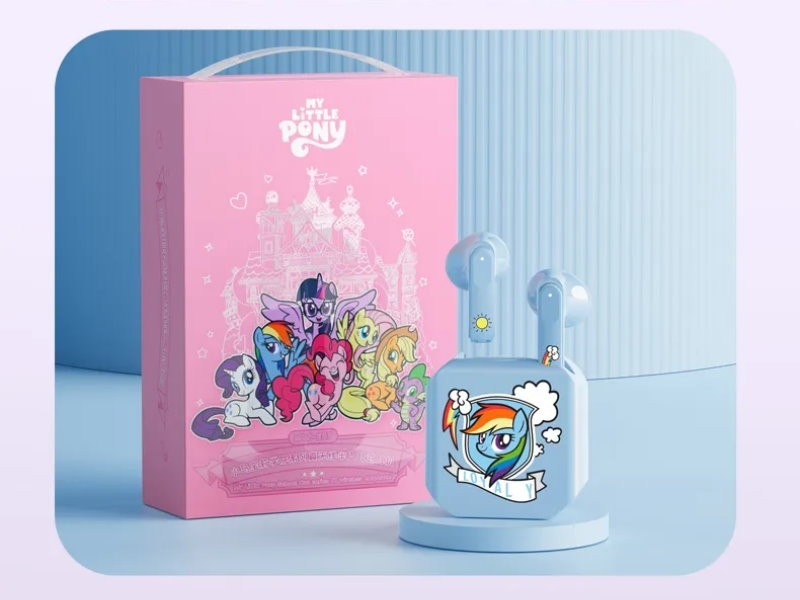 Disney My Little Pony MLP-E07 Wireless Bluetooth Earbuds Headphones for Kids