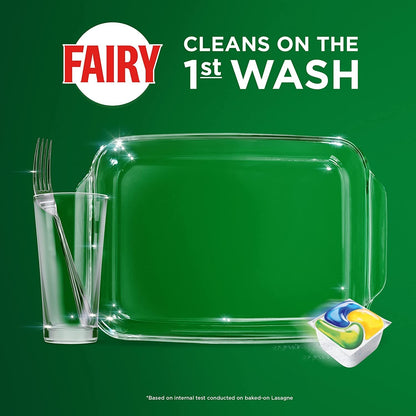 Fairy Platinum Dishwasher Gel Capsules 113 Pack Lemon Cleans Dishwasher Filter