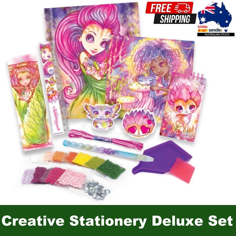 Nebulous Stars Dazzle by Number Rhinestone Creative Stationery Deluxe Set