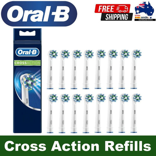 Oral-B CROSS ACTION Replacement Electric Toothbrush Heads Refills Brush Heads